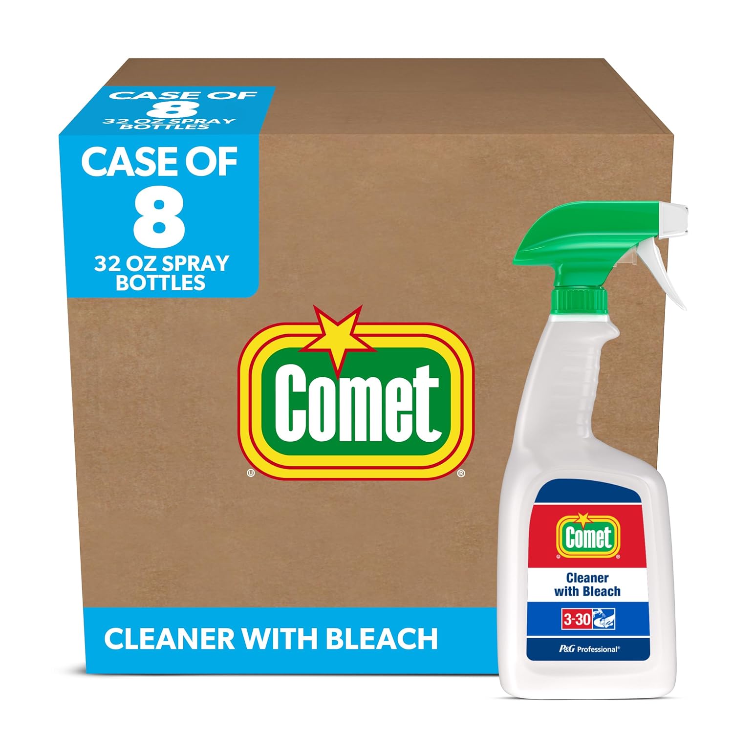 COMET DISINFECTING CLEANER W/BLEACH 32 OZ 8/CS 