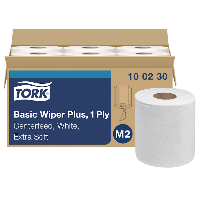 1PLY CENTERFEED TOWEL WHITE M2 PREMIUM EXTRA SOFT  6/350 SHT