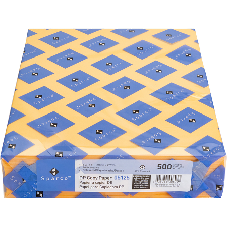 PREMIUM COPY PAPER GOLDENROD  LETTER 8 1/2"X11" 20LB 10RM/CS
