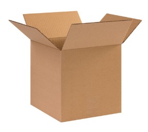 10x10x10 ECT-32 Kraft  Corrugated Box 25/Bndl 500/BL 