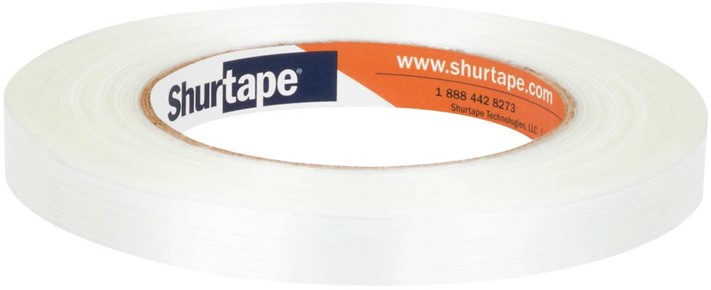 101228 GS490 0.5&quot;x55M Light  Duty Reinforced White 