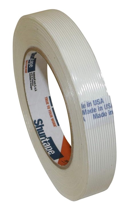 101229 GS490 .7&quot;x55M Light  Duty Reinforced White 