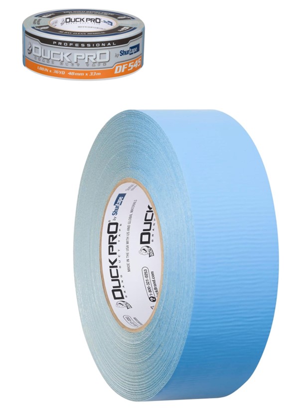 105455 Shurtape DF545 Blue   48mmx36yd 10.5Mil Duck Pro 