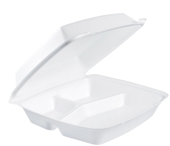 10.3" X 9.5" X 3.4" WHITE  INSULATED XPS FOAM 