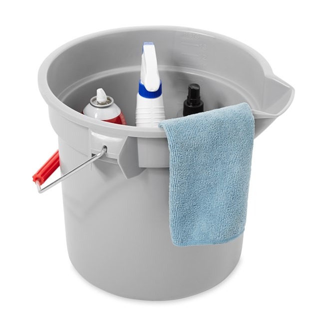 14QT BUCKET ROUND BRUTE-GRAY