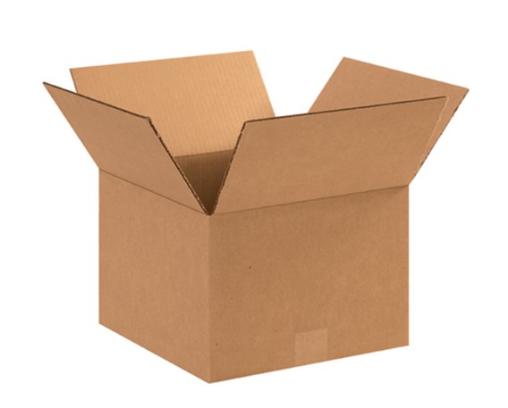 12x12x8 ECT-32 Kraft 
Corrugated Box 25/Bndl 500/Bl