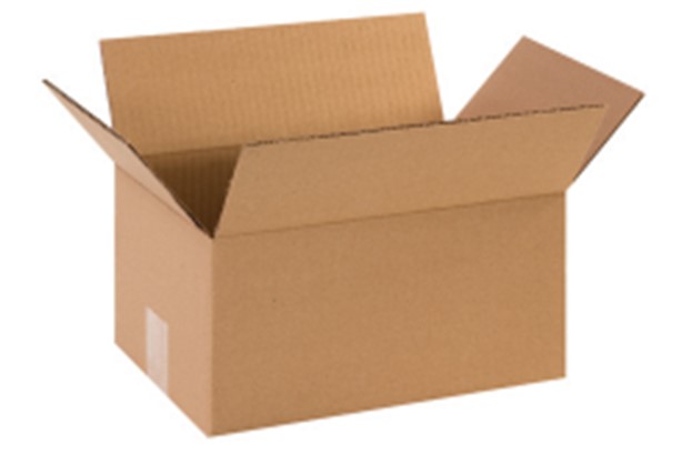 12x8x6 ECT-32 Kraft Corrugated  Box 25/Bndl 750/Bl