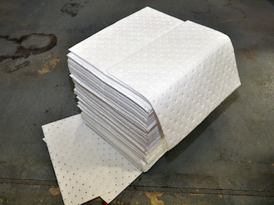 Z-75 16X18 OIL ONLY WHITE
SORBENT PADS 100/CS 30/SKID