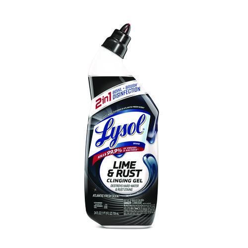 LYSOL DISINFECTANT TOILET BOWL  CLEANER W/LIME/RUST REMOVER, 
