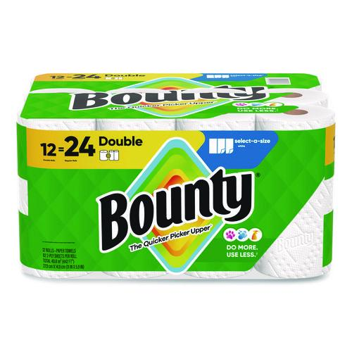 BOUNTY SELECT-A-SIZE PAPER  TOWELS 1/12 2-PLY, WHITE, 