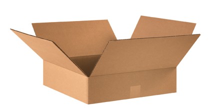 16x16x4 ECT-32 Kraft  Corrugated Box 25/Bndl 500/Bl
