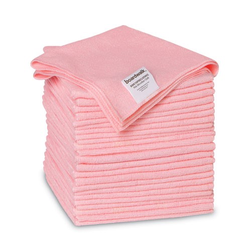 16PINCLOTHV2 Pink Microfiber  16x16 Cleaning Cloth 24/Pack