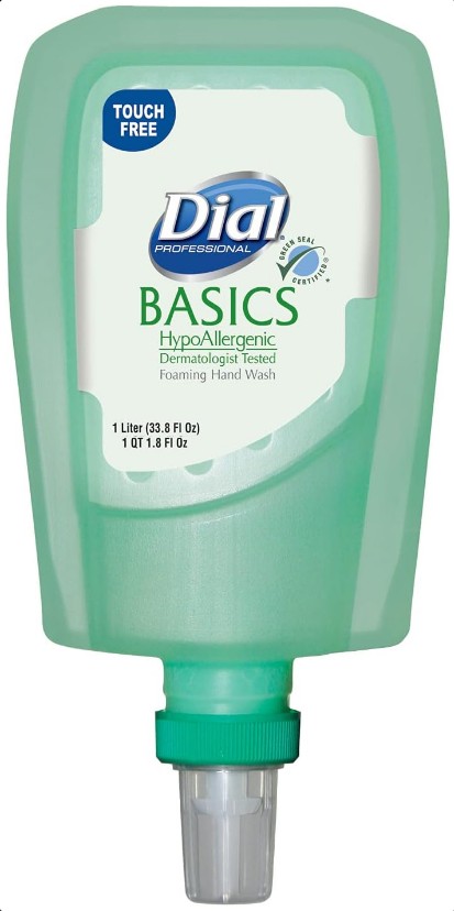 DIAL COMPLETE HYPOALLERGENIC  FOAMING HAND SOAP 1L REFILL 