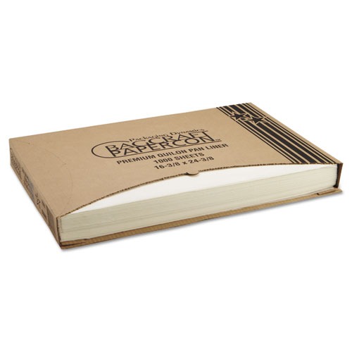 16-3/8 X 24-3/8 GREASEPROOF QUILON PAN LINER NATURAL 1000