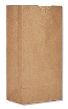 18404 DURO 4# Kraft Paper Bag 
5&quot;x3&quot;x9.75&quot; 500/Bndl