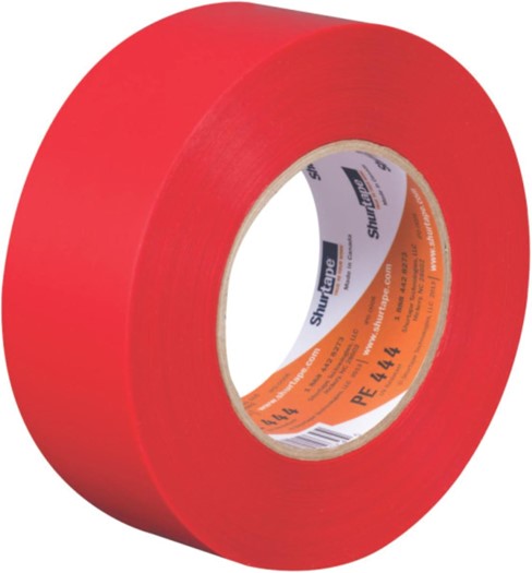 198050 PE444 48mmx55M UV  Resistant Red Polyethylene 