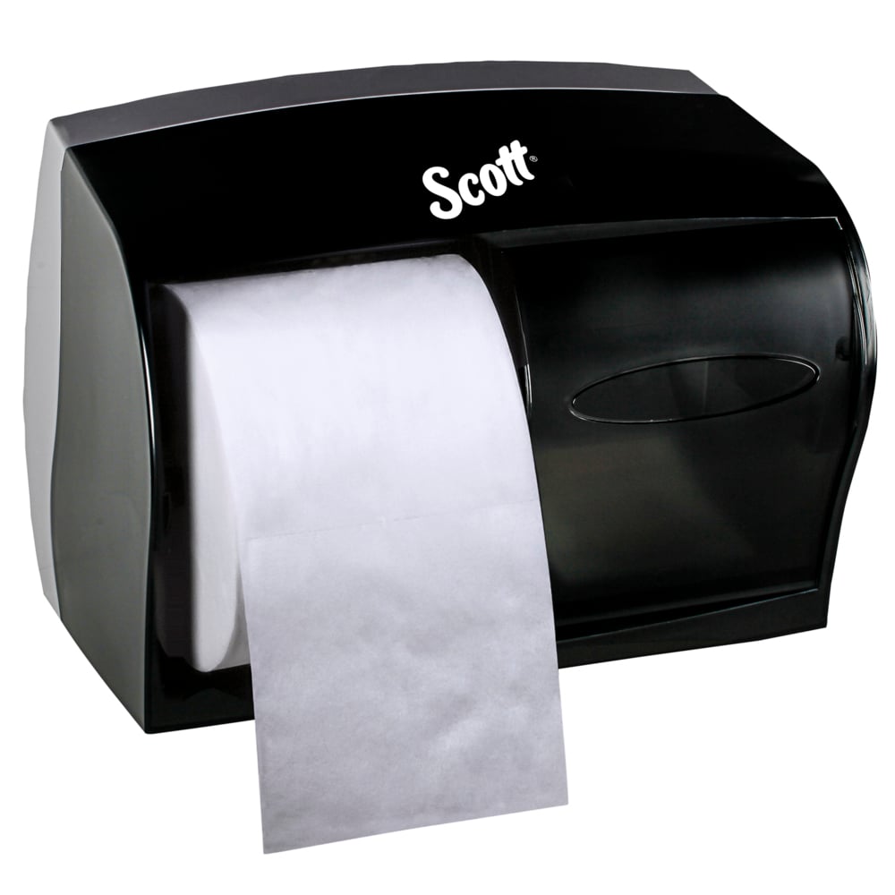 Scott Essential Coreless 
Double Standard Roll Black 
Dispenser 1/Ea