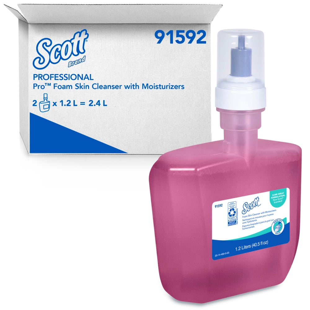 91592 Scott Luxury Foaming  Hand Soap w/ Moisturizers 