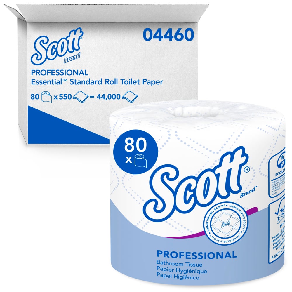 04460 Scott Professional 2Ply  Standard Roll Toilet Paper 