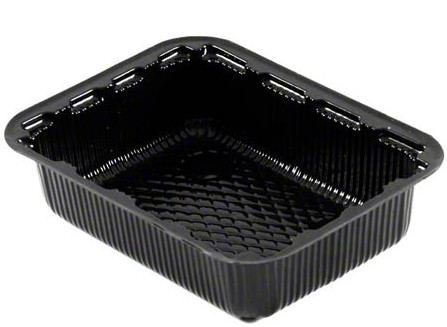 1 Pocket Snack Tray - Black -  1000/Cs