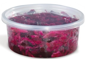 8OZ PLACON HOMEFRESH DELI  CLEAR ROUND POLYPRO CONTAINER 