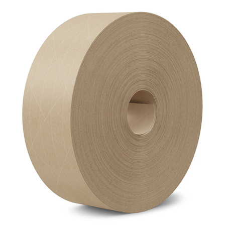 250 REINFORCED TAPE, 3" X 375' NATURAL, 8/CS