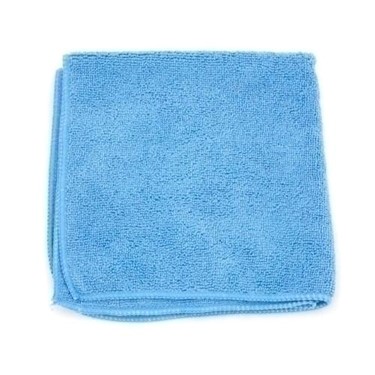 2502-B-DZ MicroWorks Standard  MicroFiber Blue Towel 16&quot;x16&quot; 