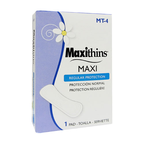 MT-4 Maxi-Thins Sanitary  Feminine Napkin in #4 