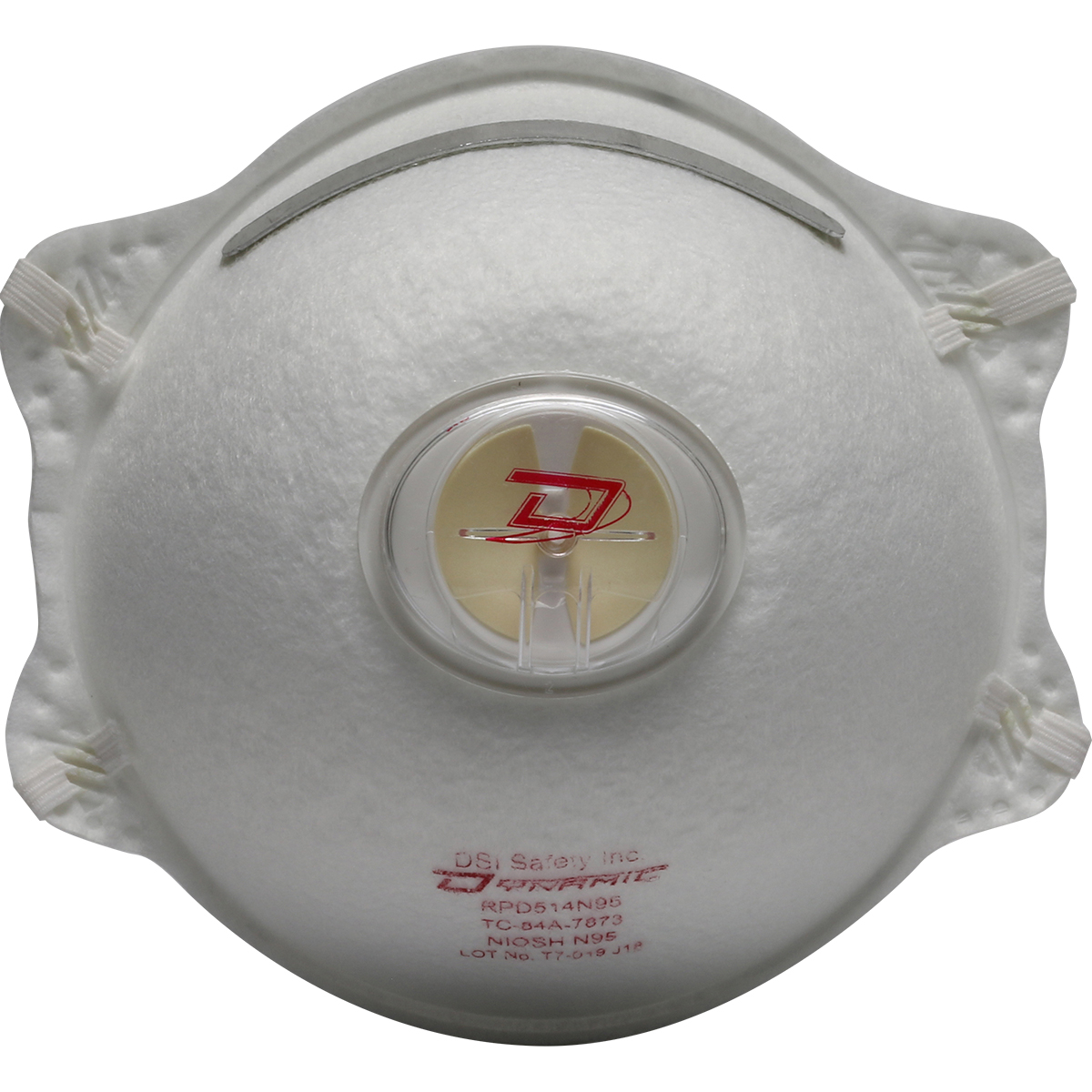 STANDARD N95 DISPOSABLE  RESPIRATOR - 10 PACK