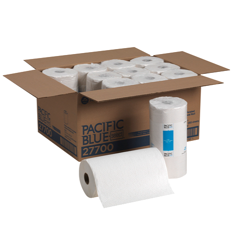 PACIFIC BLUE SELECT KITCHEN  ROLL TOWEL 12CS 250SH/RL  