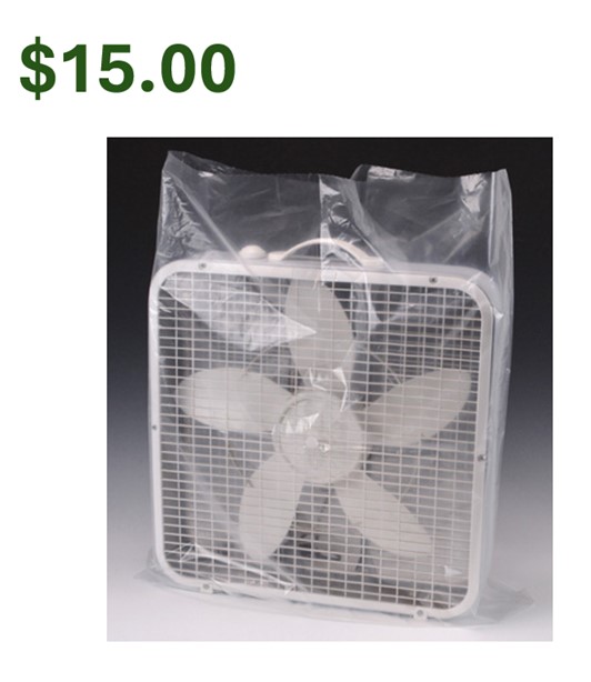 288825 24&quot;x30&quot; 6Mil Clear Low  Density Flat Poly Bag 100/CS