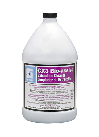 CX3 BIO ASSIST EXTRACTION CARPET CLEANER 4GL/CS