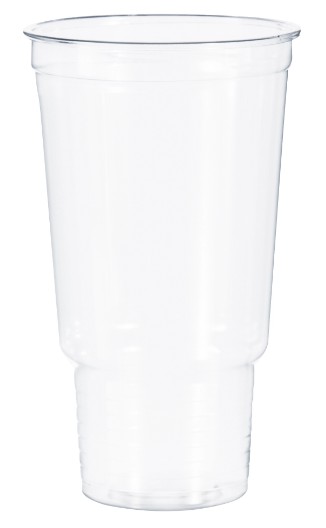32OZ PET PLASTIC ULTRA CLEAR  PEDESTAL COLD CUPS 500/CS 