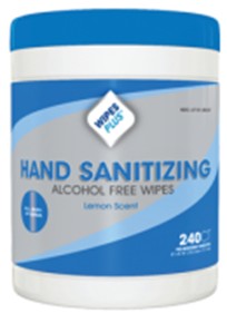 33803 - Sanitizing Wipe No  Alcohol Wipes Plus 240/Can 