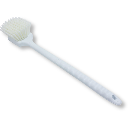 20" UTILITY WHITE SCRUB BRUSH W/POLY BRISTLES 12CS