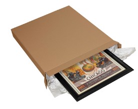 36 X 5 X 48" ECT-44 KRAFT  CORRUGATED SIDE LOAD BOX 