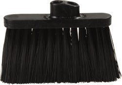 BROOM HVY SWEEP STIFF BLACK HEAD ONLY