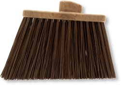 12" UNFLAGGED DUO-SWEEP ANGLE BROOM (HEAD ONLY) BROWN 12CS
