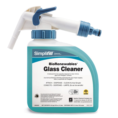 SIMPLIFILL BIORENEWABLES   GLASS CLEANER - 2 L (2/CS)