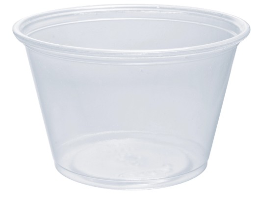 4OZ PLASTIC PORTION CUP  2500/CS