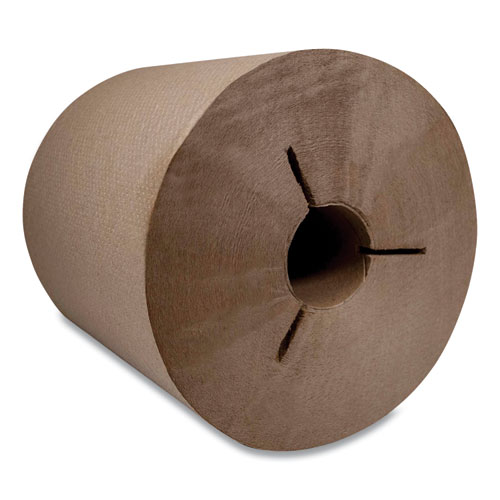 7.88" Y-NOTCH HARDWOOD ROLL  TOWEL KRAFT 1-PLY 2" CORE 
