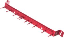 17" BRUSH RACK RED 12CS