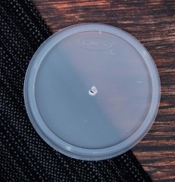 4OZ TRANSLUCENT VENTED HIPS  PLASTIC LID FOR THE J4 CUP 