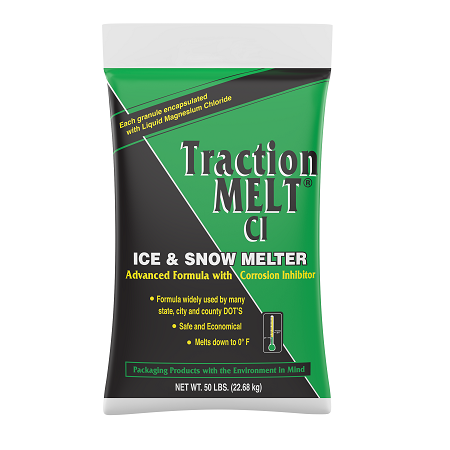 TRACTION MELT 50# BAG ICE MELT 50/PL (ZERO DEGREES)