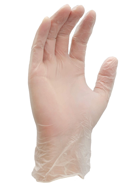 LARGE 3MIL POWDER FREE VINYL  MULTI PUROSE GLOVES  V5201