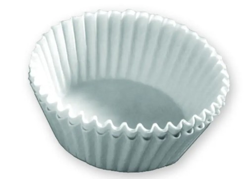 550225 Lapaco 2.25"x1 5/8"  White Baking Cup 10,000/Cs