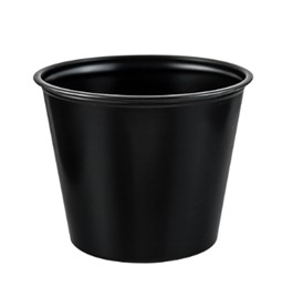 P550BLK 5.5oz Black 
PolyStyrene Portion Cup 
250/Sleeve - 2500 Cups/Cs 
48Cs/Pllt