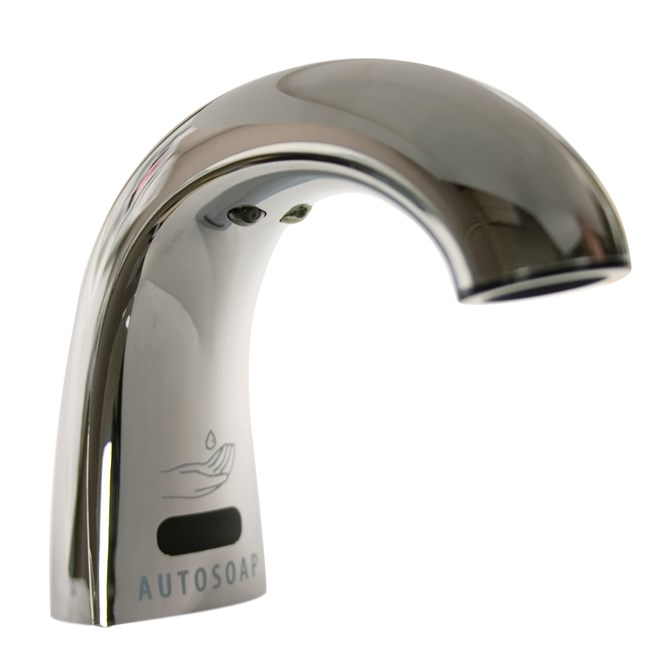 DISP ONE SHOT LIQUID LOW PROFILE POLISHED CHROME 4CS