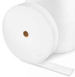 FW18S6P 1/8" Thick Foam Rolls  6"x550' per Roll Perf 12" 