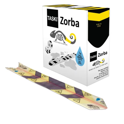 ZORBA ABSORBENT CONTROL STRIP 0.5GL 1"x100' 50 STRIPS/BX